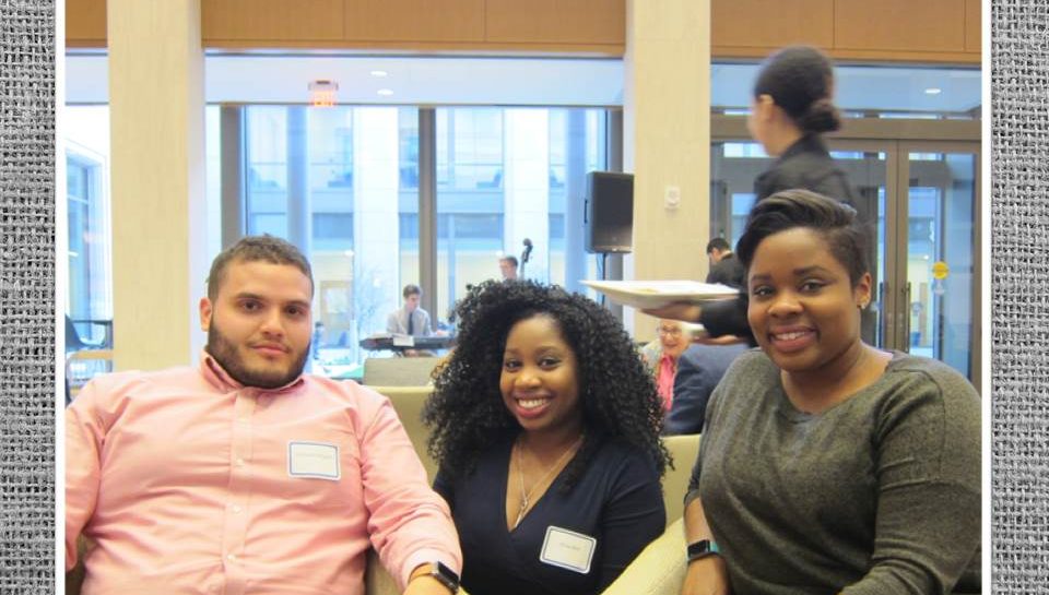 Urban Semester alumni at an event at the UConn Hartford campus